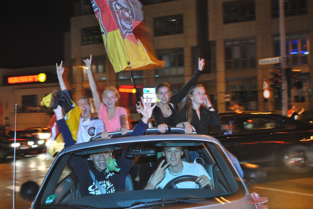 13.07.2014 - Autokorso nach dem Weltmeistertitelgewinn
