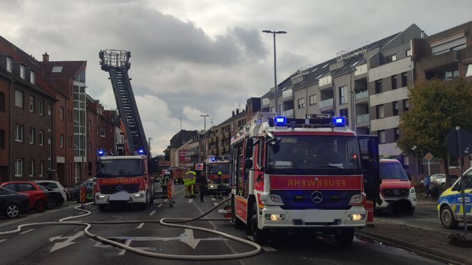 Kellerbrand Korschenbroicher Straße